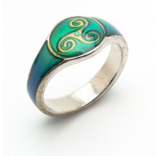 MOOD RING CELTIC TRISKELE